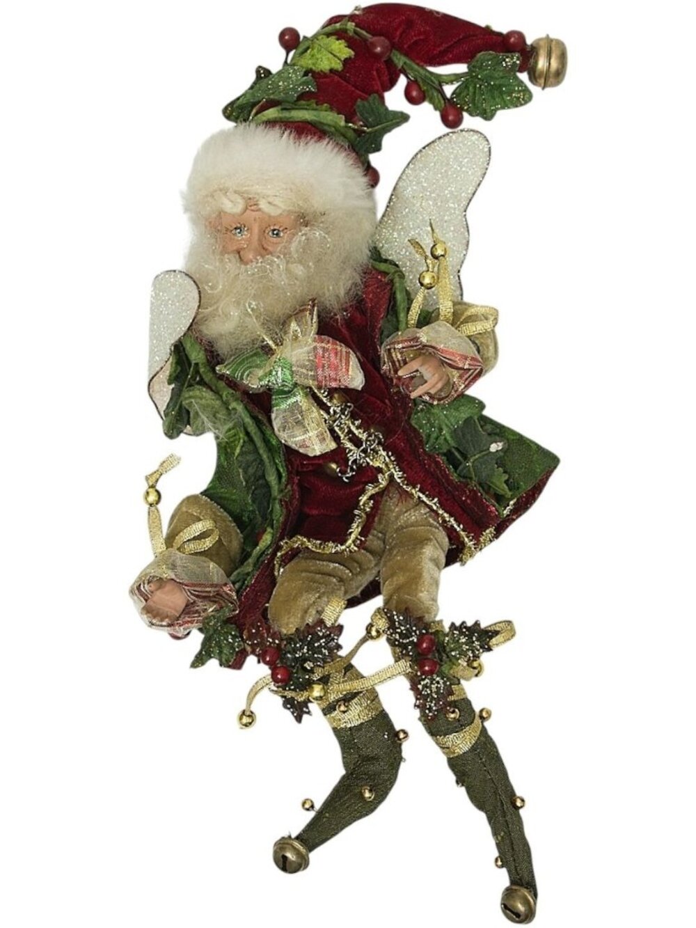Holiday Collectible Santa Fairy Elf Mark Roberts Christmas Ornament Imperfect